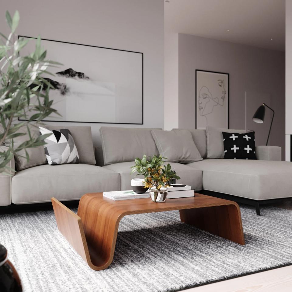 Ceets curved coffee table model