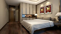 Duplex Second Bedroom - Modern Elegant Interior 3D Scene