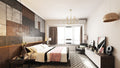 Industrial Chic Bedroom Scene - Modern Textured Loft 3D Model